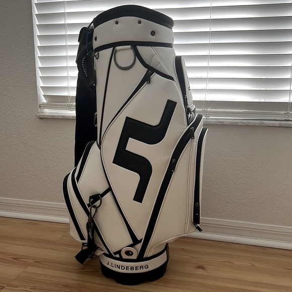 J.Lindeberg Bags J Lindeberg Golf Tour Bag White Rare Poshmark